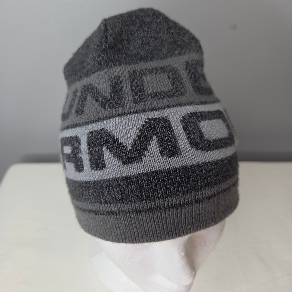 Under Armour Youth Gray Logo Knit Beanie Hat OSFA 1300443 FW17 Mens Womens